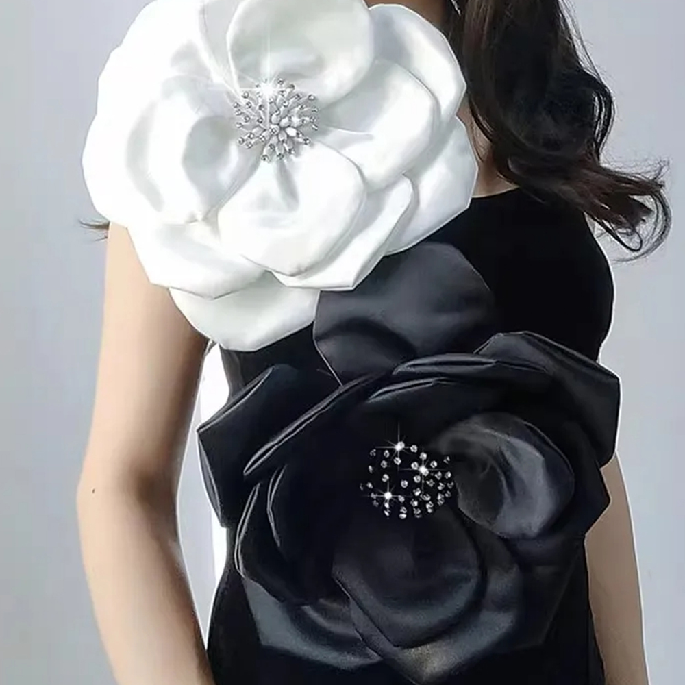 Applique Patch Flower - 3D 빅 플라워 레이스 패치 및
