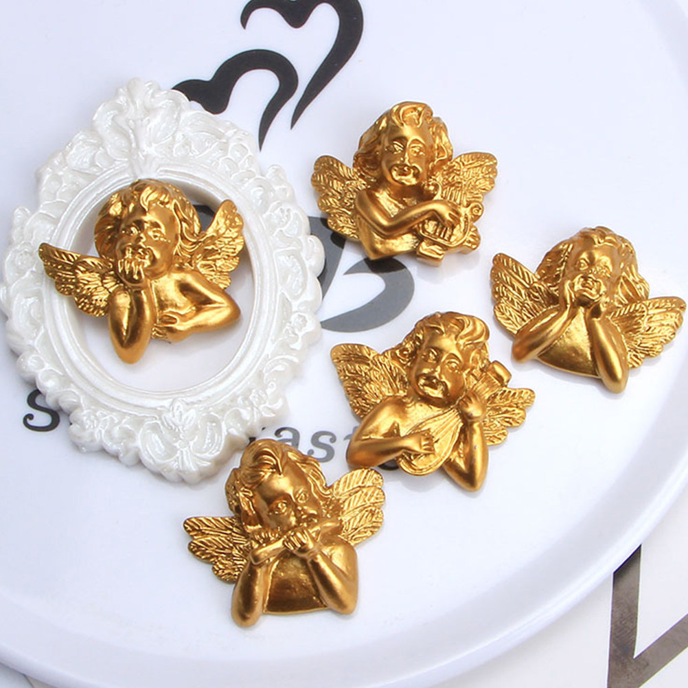 Craft Embellishment - 15개 레진 천사 액세서리 공예 DIY