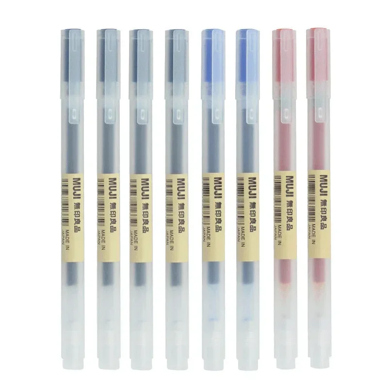 6/8 개/대 MUJIs 젤 펜 블랙/레드/블루 0.3 - Muji Stationery Gel Pen 리뷰 및 가격