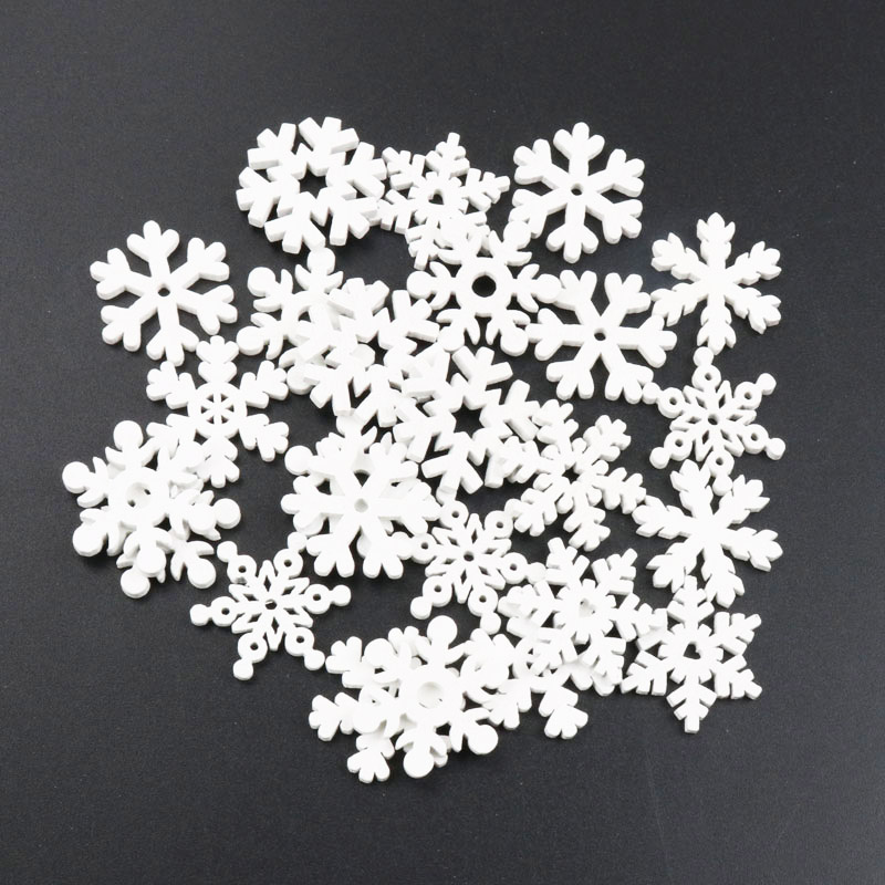 나무 크리스마스 눈송이 자연 스크랩북 공예 수제 DIY - Christmas Craft Embellishment 리뷰 및 가격