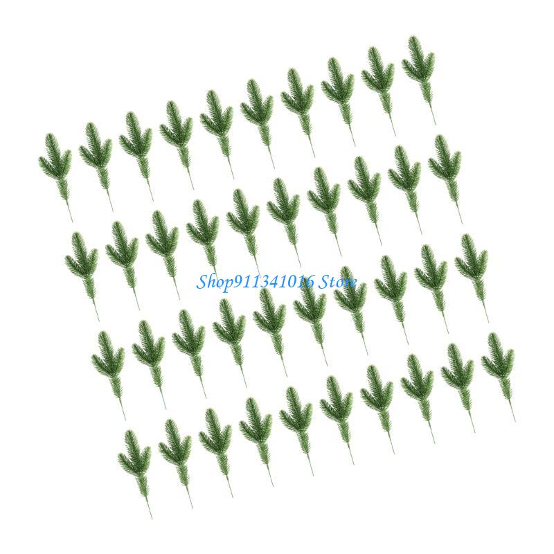 대량 40 인공 크리스마스 소나무 파생물 DIY 공예  - Christmas Craft Embellishment 리뷰 및 가격