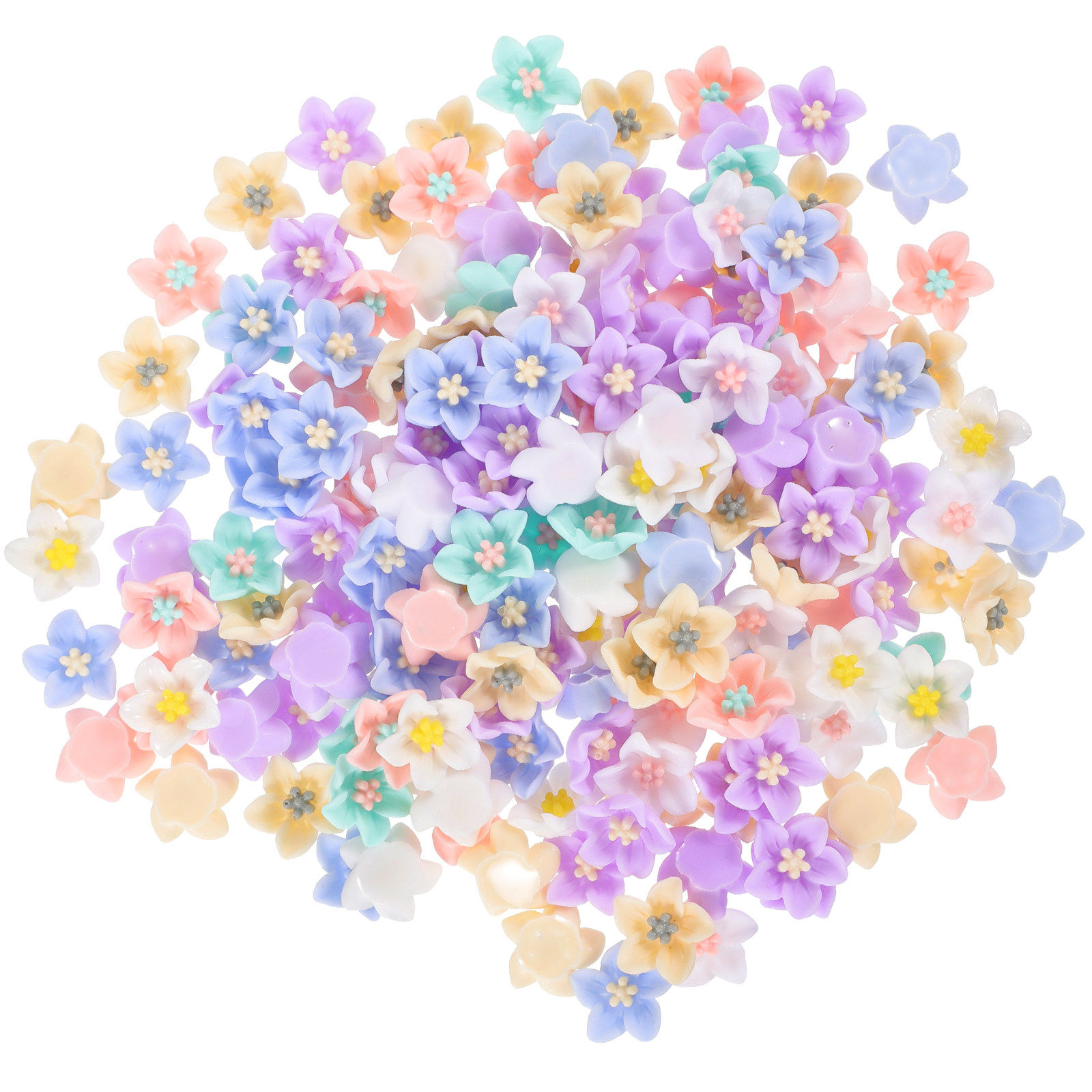 200개 유니크 레진 꽃 장식 DIY 폰케이스 참 장식 - Craft Embellishment 리뷰 및 가격
