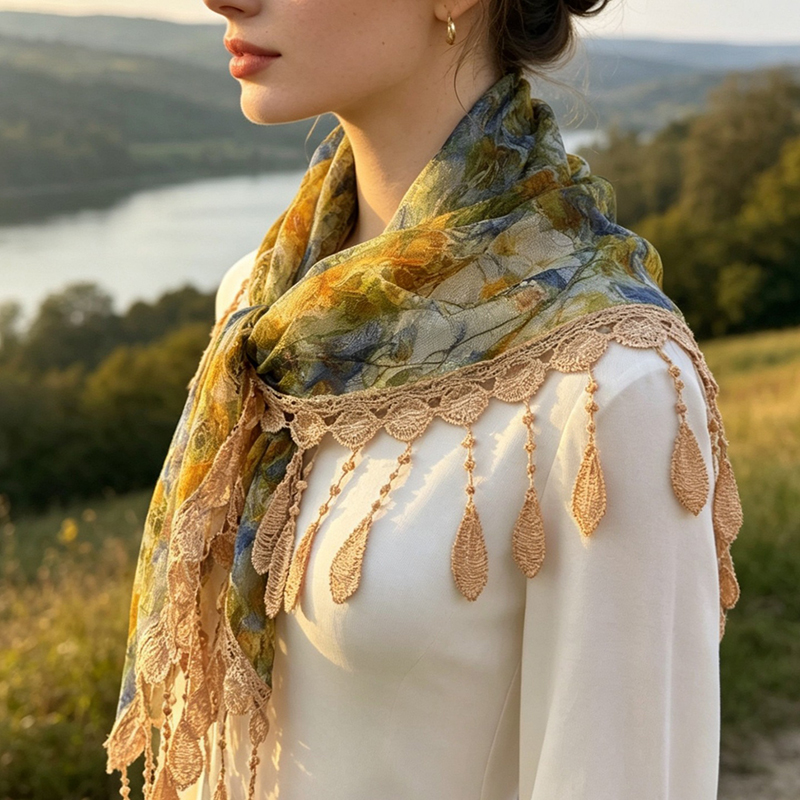 빈티지 꽃무늬 레이스 속이 빈 태슬 허리 스카프 보헤미 - Tassel Fringe Trim 리뷰 및 가격