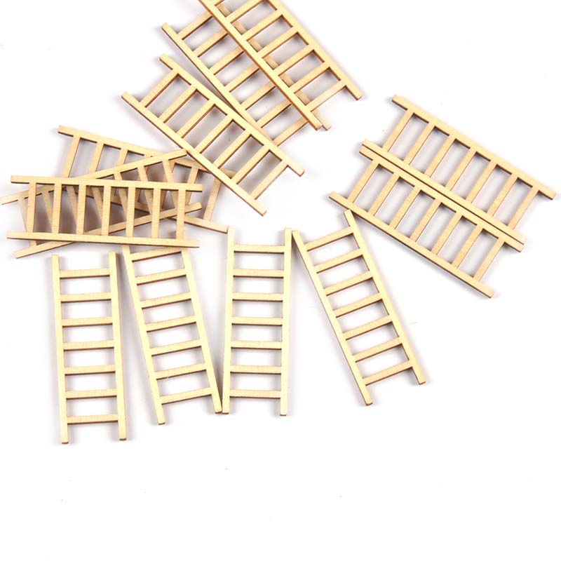 20 개/몫 20x60mm 자연 사다리 나무 DIY 예 - Craft Embellishment 리뷰 및 가격
