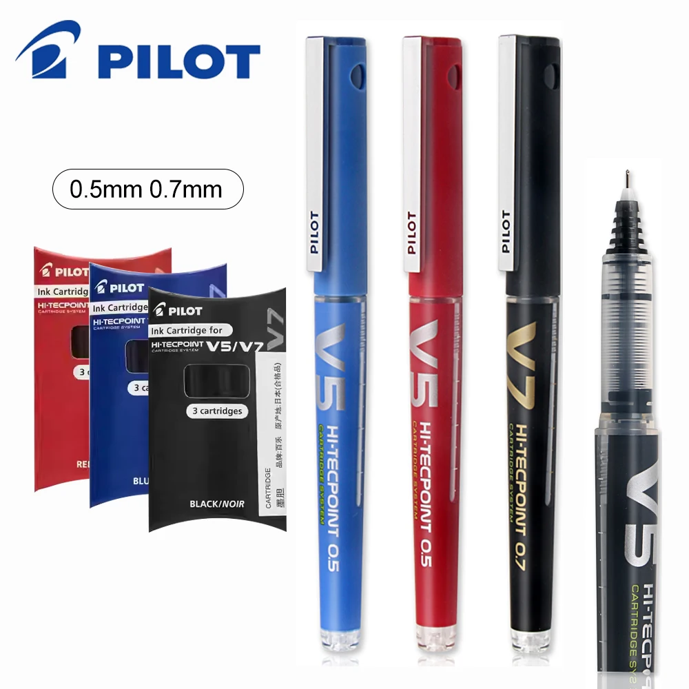 일본 파일럿 V5/V7 젤 펜 스트레이트 액체 교체 가 - Pilot Pen V5 리뷰 및 가격
