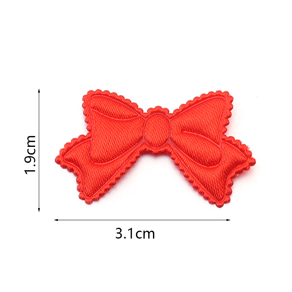 50개/묶음 19x31mm 패브릭 스펀지 리본 패치 컬 - Applique Patch Flower 리뷰 및 가격