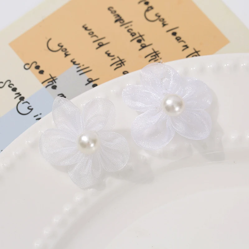 100PCS 진주 원사 꽃 아플리케 DIY 신부 의류  - Applique Patch Flower 리뷰 및 가격