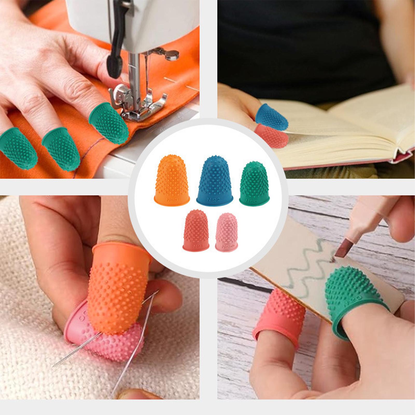핑거 그립 고무 재사용 가능 보호대 5피스 핸드 스티칭 - Embroidery Craft 리뷰 및 가격