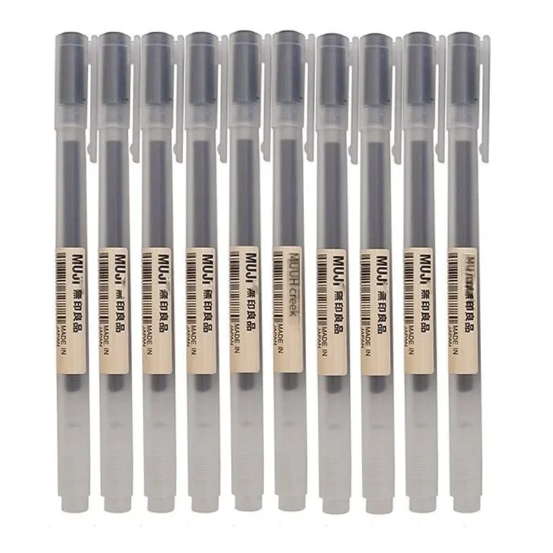 6/8개/세트 MUJI 젤 펜 블랙/레드/블루 0.38 - Muji Stationery Gel Pen 리뷰 및 가격