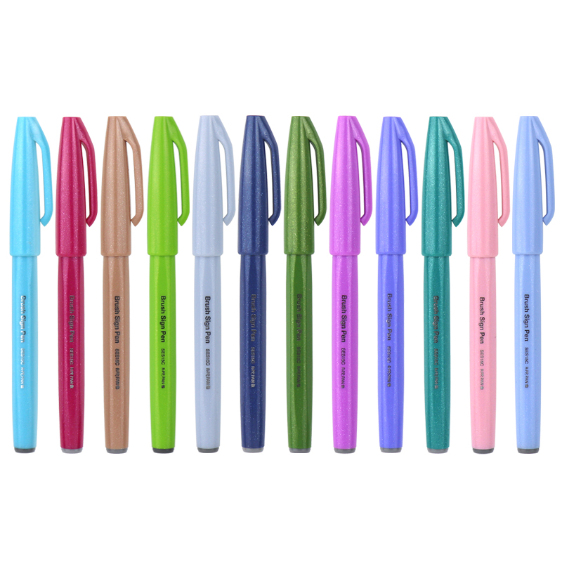 일본 펜텔 터치 브러시 퓨드 펜, 새로운 파스텔 및 일 - Pentel Pen Sign Pen 리뷰 및 가격
